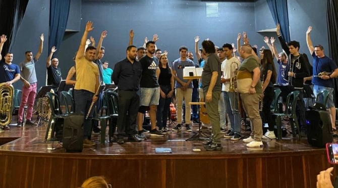 Banda Sinfônica de Palotina recebe doze novos músicos