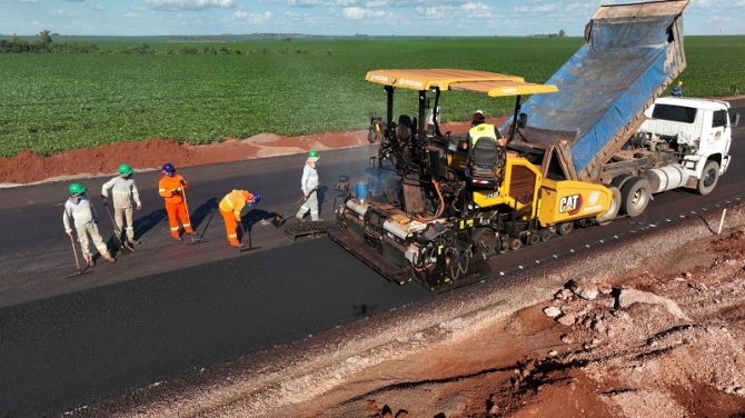 Obras do contorno viário de Palotina aproximam-se de 20 por cento