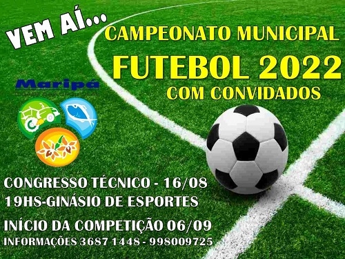 Maripá promove Campeonato Municipal de Futebol 2022 em setembro